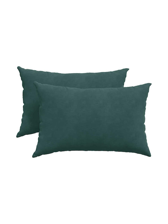 vidaXL Sofa-Kissen aus Samt Dunkelgrün 40x60cm