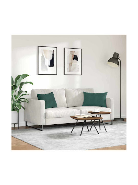 vidaXL Sofa-Kissen aus Samt Dunkelgrün 40x60cm