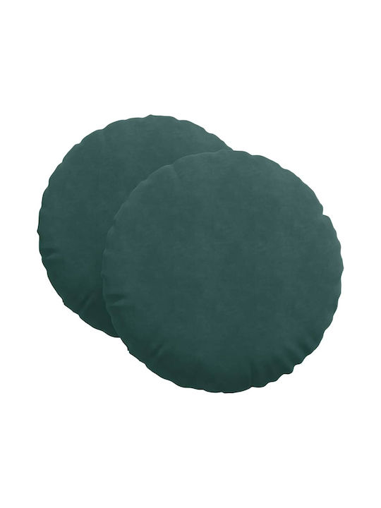 vidaXL Perna De Canapea Din Catifea Verde 60x60cm