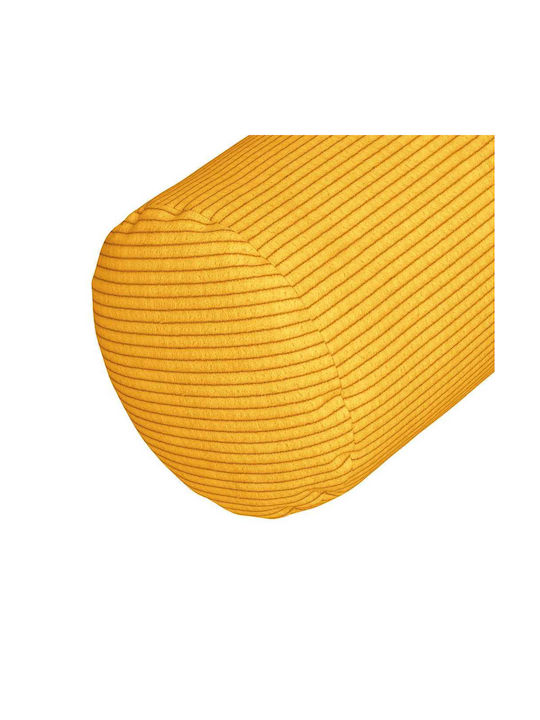 vidaXL Sofa Cushion from Velvet Soft Yellow 2pcs 40x15cm.