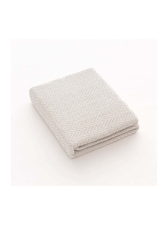 Sofazip Kenya Tagesdecke Übergröße Sand 230x260cm