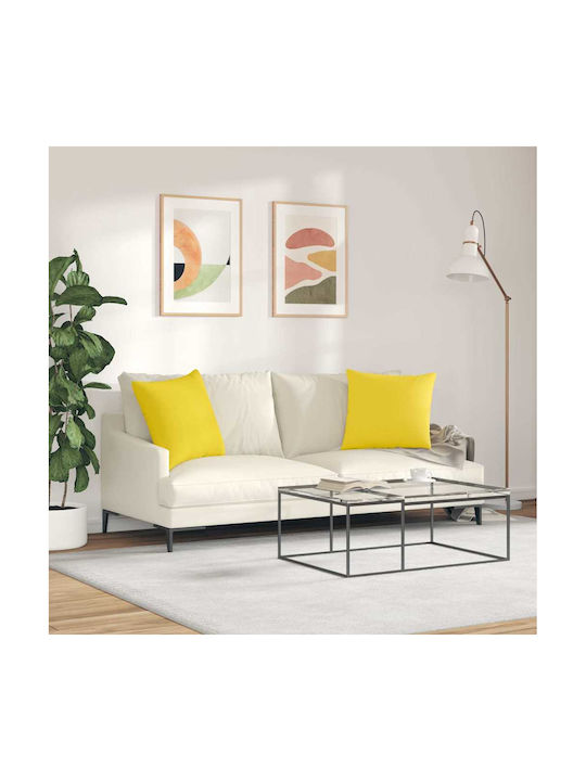 vidaXL Sofa Cushion Yellow 50x50cm
