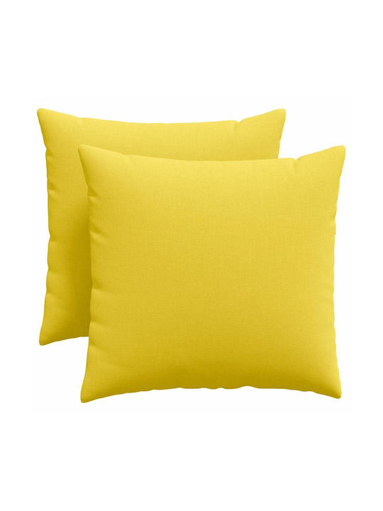 vidaXL Sofa Cushion Yellow 50x50cm