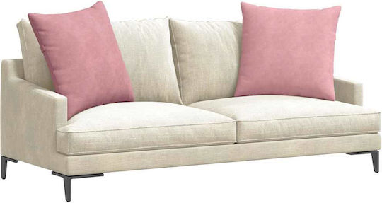 vidaXL Velvet Pink Sofa Cushion 60x60cm