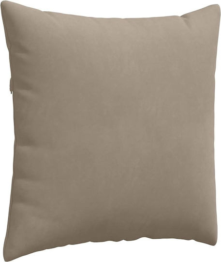 vidaXL Възглавница за диван Taupe 2бр 60x60см.