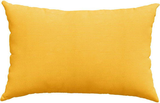 vidaXL Velvet Sofa Cushion Soft Yellow 40x60cm