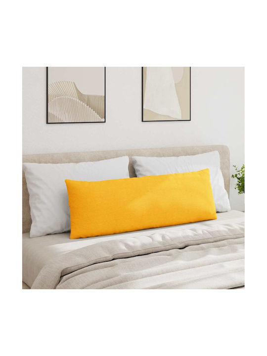 vidaXL Velvet Soft Yellow Sofa Cushion 40x120cm