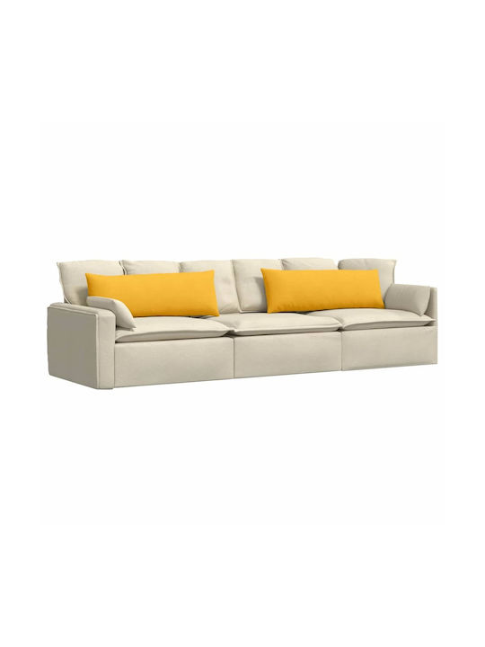 vidaXL Velvet Soft Yellow Sofa Cushion 40x120cm