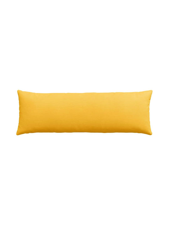 vidaXL Velvet Soft Yellow Sofa Cushion 40x120cm