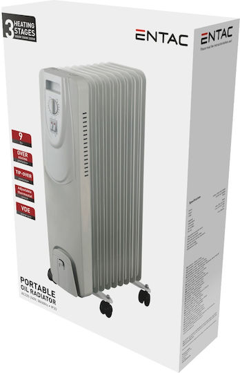 Entac Öl-Heizkörper mit 9 Rippen 2000W