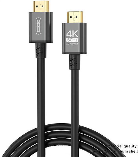 XO HDMI 2.0 Premium High Speed 4K 60Hz HDR Cable HDMI Male - HDMI Male 5m Black