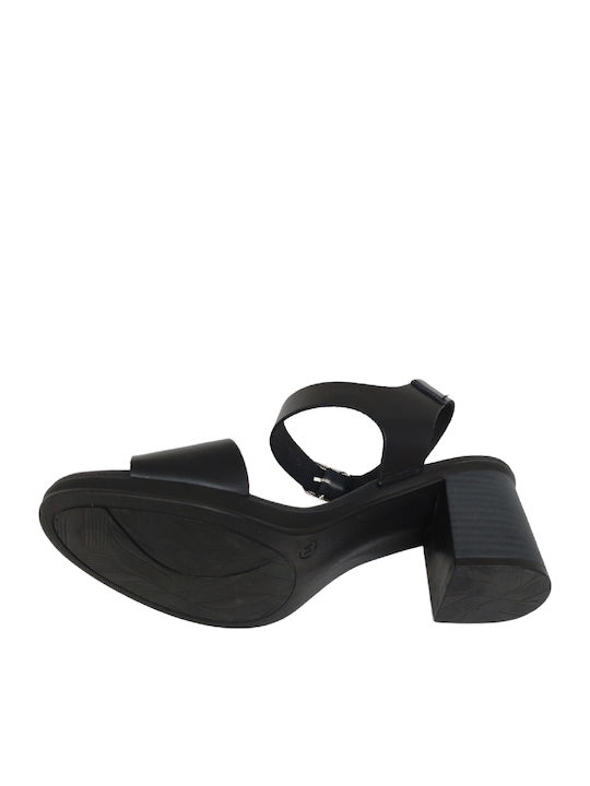Leather Sandals Black