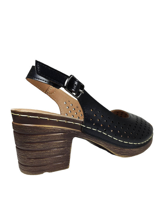 Sandalen Anatomisch Schwarz