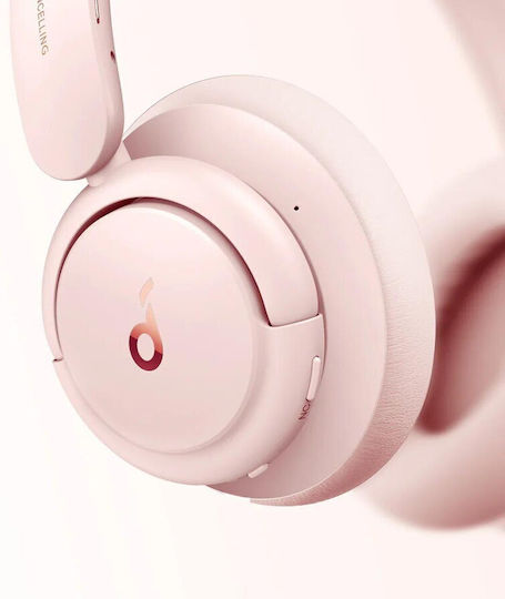 Soundcore by Anker Life Q30 Bluetooth Wireless Over Ear Headphones with 40 hours of Operation and Quick Charge Pink