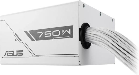 Asus Prime White Edition 750W Weiß Computer-Netzteil Voll verkabelt 80 Plus Bronze