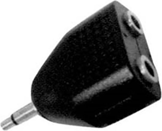 Audio-Adapter 3,5 mm Mono auf 2x 3,5 mm Mono Buchse Ea2045 Lancom 01.098.0008