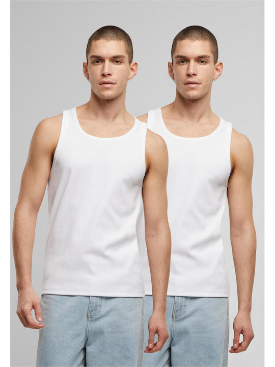 Def Tank Tops Bright White+bright White Yes Fw25 Dftt032-20336