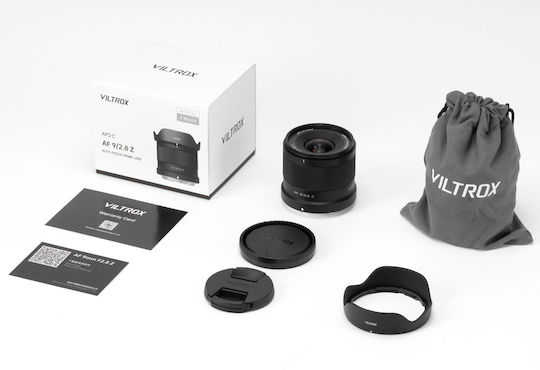 Viltrox Crop Camera Lens AF 9mm F/2.8 Air APS-C Fixed for Nikon Z Mount Black