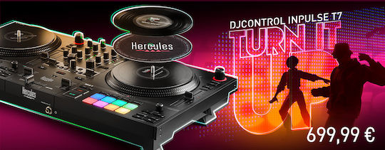 Hercules Inpulse T7 DJ Controller 2 Καναλιών