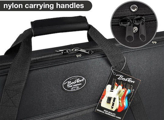 Boston Suitcase Electric Guitar Black