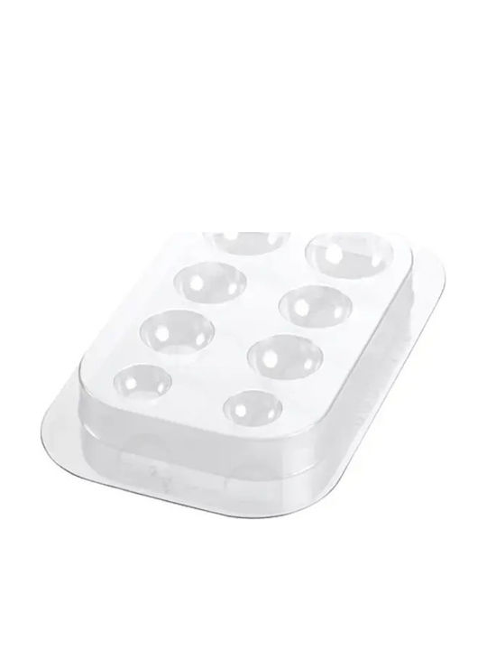 Silikomart 3D Snowman, Mr Snow by Raul Bernal Formă de Patiserie Plastic 3x3buc 1buc