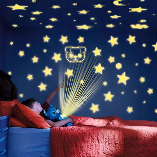 H&S Collection LED Kinderprojektorlampe mit Sternenprojektion