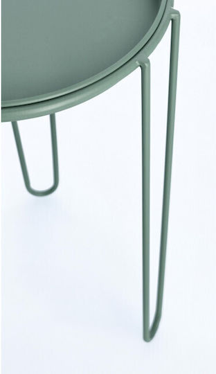 Bizzotto Set Vaze Metalice Madelyn Verzi Φ33.5xÎ50cm 3 Bucăți