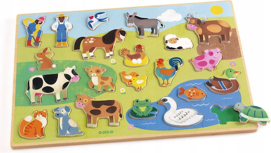 Lemnos Puzzle pentru Copii Farm Djeco