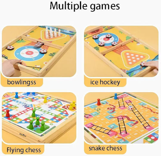 Настолна игра 4 in 1 за 2+ играчи Pandaboo