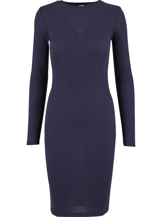 Knitted Dress Navy