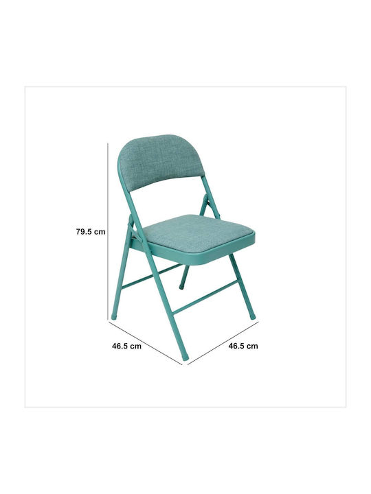 Scaune Sala de mese Pliabile Albe 1buc 46.5x46.5x79.5buc