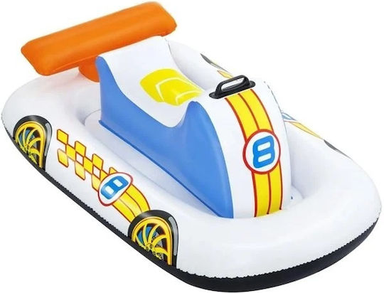 Bestway Saltea Gonflabilă Pentru Copii Ride On De Plajă Cu Mânere Albă 110x75cm