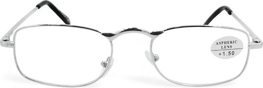 Optosquad Reading Glasses +2.00 in Silver color 2703-3