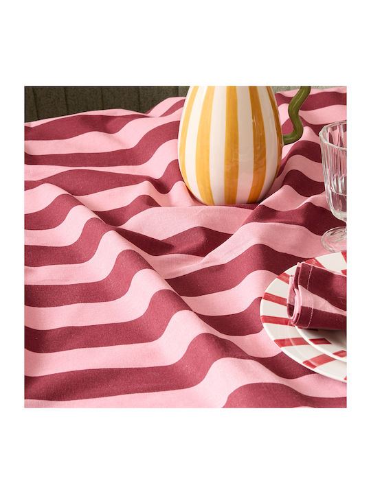 Tablecloth Cotton A-s Cheri Red 150x250cm