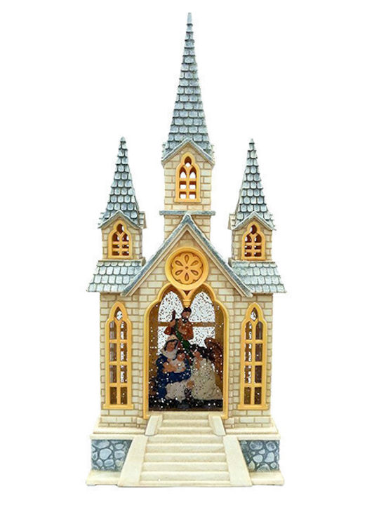 Velve Figurină Decorativă De Crăciun Cu Lumină LED