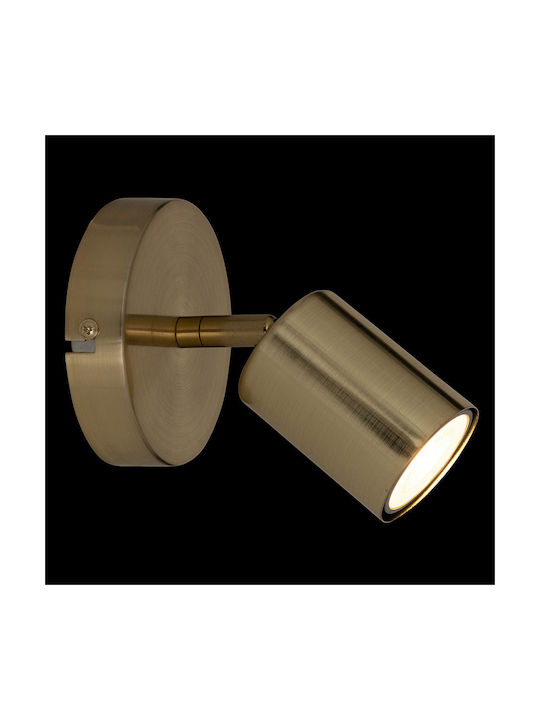 Single Spot with Socket GU10 in Gold Color