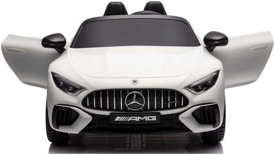 Mercedes AMG SL63 Doppelsitzer mit Fernbedienung Lizensiert 12 Volt Weiß MS001205-Weiß