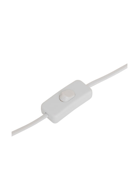 Metal Table Lamp for Socket E27 with Beige Shade and Base