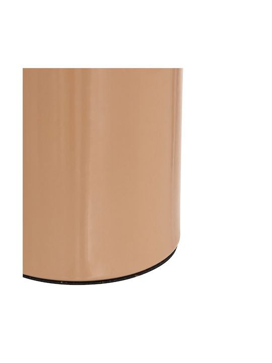 Metal Table Lamp for Socket E27 with Beige Shade and Base