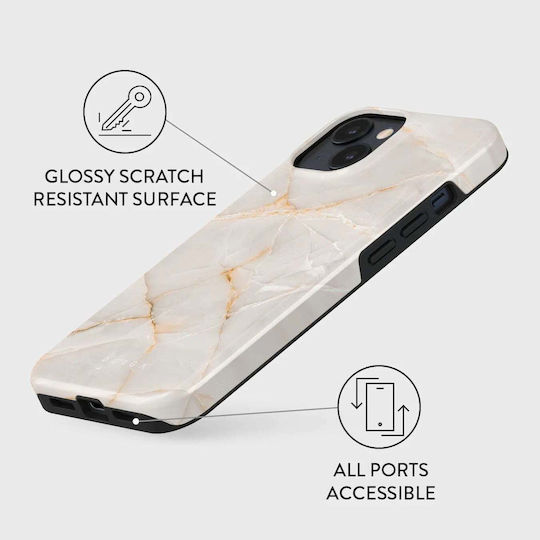 Burga Iphone 15 Plus Fashion Tough Magsafe Σκληρή Θήκη Magsafe Vanilla Sand