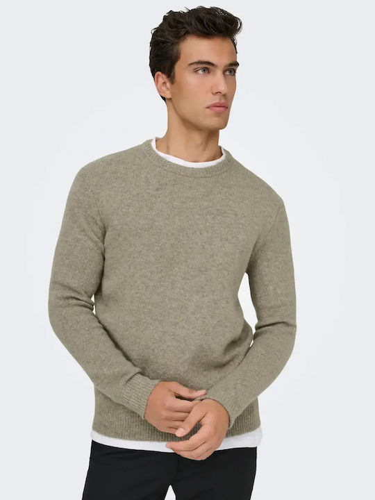 Langarm Pullover Walnut