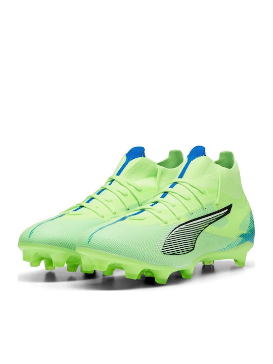 PUMA Ultra 5 Match+ Pantofi de Fotbal cu crampoane Verzi