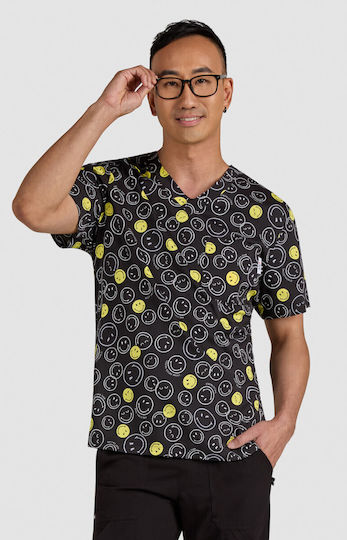 KOI USA Men's Multicolour Medical Blouse