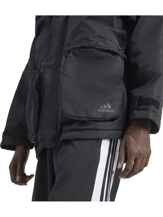 Jacket Jacket Χειμωνιάτικο Μπουφάν Παρκά Black
