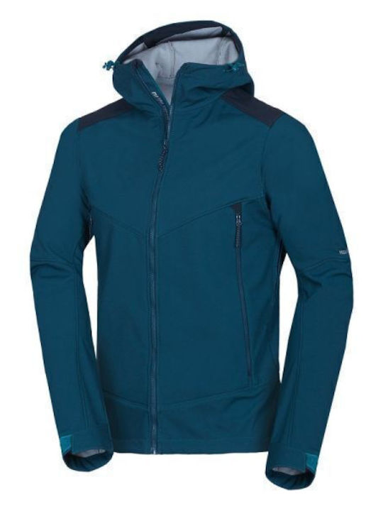 Winter Jacket Softshell Waterproof and Windproof Ink Blue