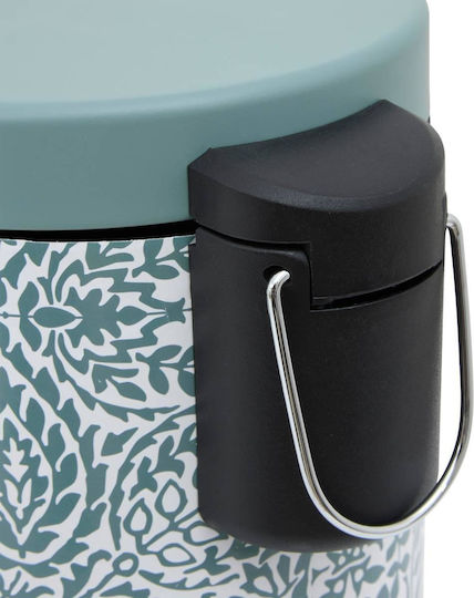 5Five Plastic Bathroom Basket Soft Close 3lt Green