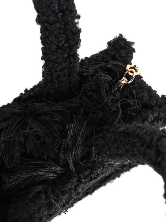 Teddy Mini Women's Bag Tote Handbag Black