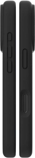 Spacecase Silicone Umschlag Rückseite Silikon Schwarz (iPhone 17 Pro)