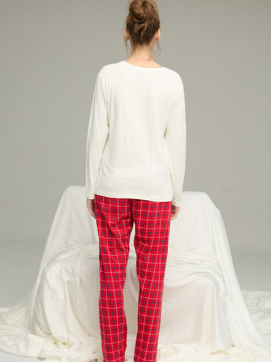 Sexen Set Pijamale pentru Femei Red Teddy