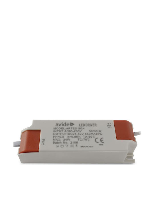 Avide Rund Vertieft LED Panel 24W mit Natürliches Weiß Licht 4000K